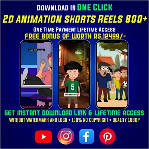 2D ANIMATED SHORTS REELS 800+