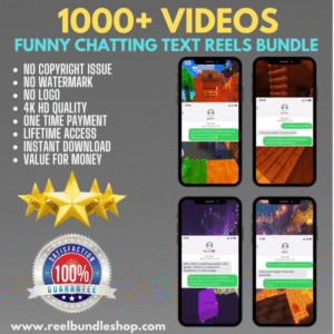 1000+ FUNNY CHAT & TEXT STORY REELS BUNDLE