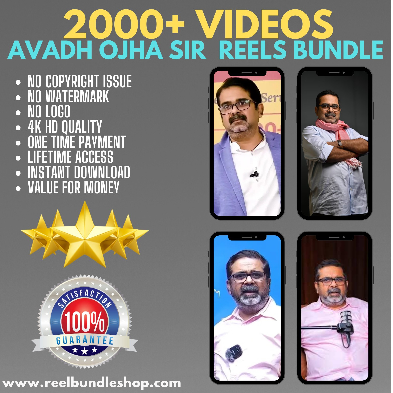 2000+ AVADH OJHA MOTIVATIONAL REELS BUNDLE