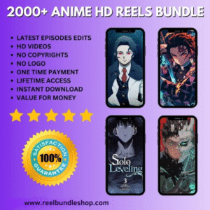 2000+ New Anime HD Reels Bundle