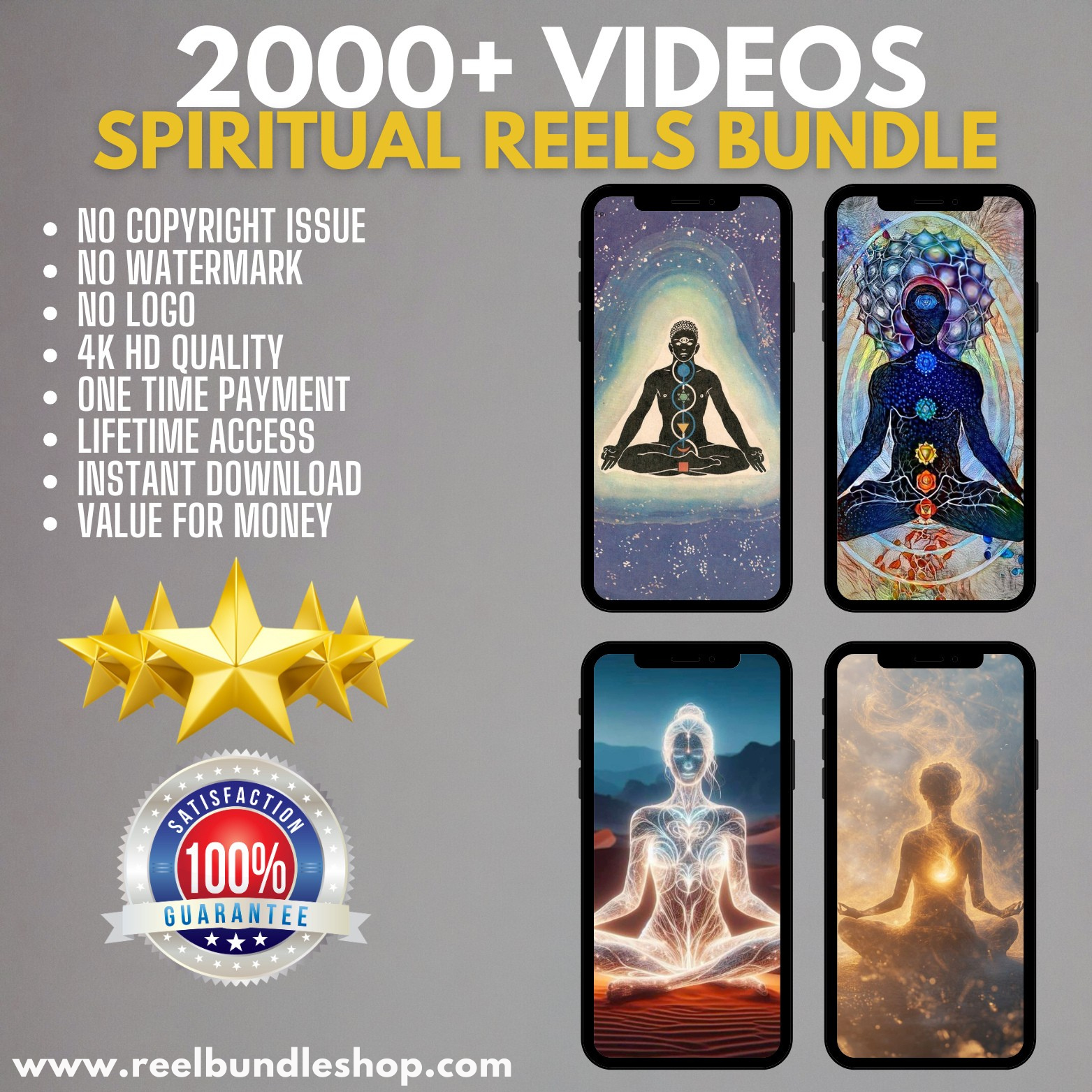 2000+ SPIRITUAL ENERGY REELS BUNDLE