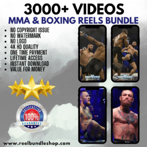 3000+ MMA & BOXING REELS BUNDLE