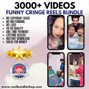 3000+ FUNNY CRINGE REELS BUNDLE