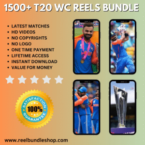 1500+ T20 World Cup Cricket Reels Bundle