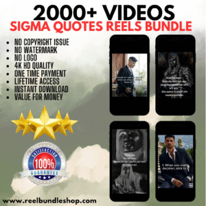 2000+ SIGMA QUOTES REELS BUNDLE (NEW)